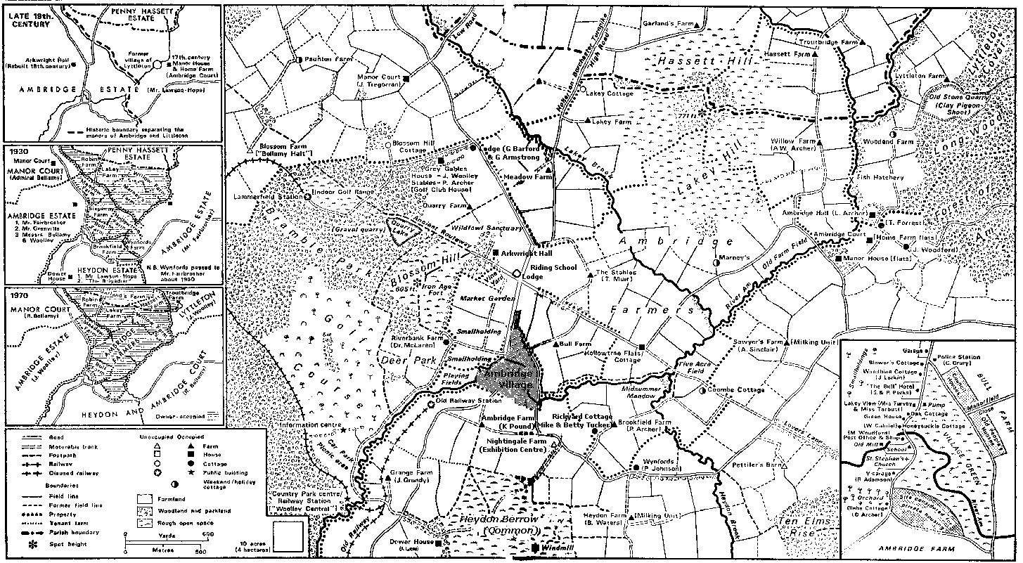 Ambridge Map (circa 1975)